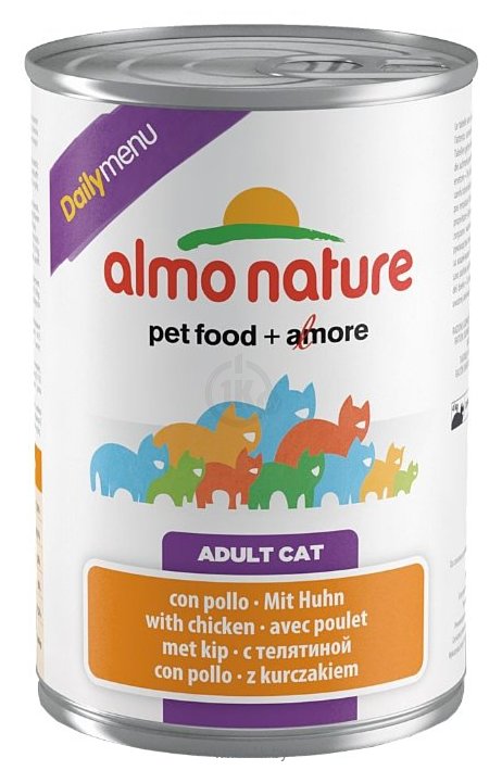 Фотографии Almo Nature (0.4 кг) 24 шт. DailyMenu Adult Cat Chicken