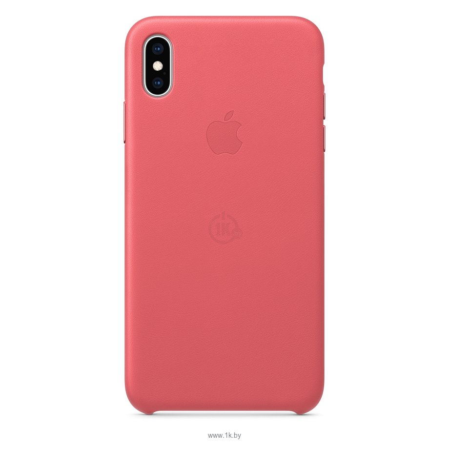 Фотографии Apple Leather Case для iPhone XS Max Peony Pink