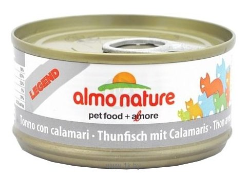 Фотографии Almo Nature Legend Adult Cat Tuna and Calamari (0.07 кг) 12 шт.