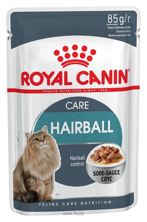 Фотографии Royal Canin (0.085 кг) 12 шт. Hairball Care (в соусе)
