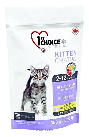 Фотографии 1st Choice (0.35 кг) HEALTHY START for KITTENS
