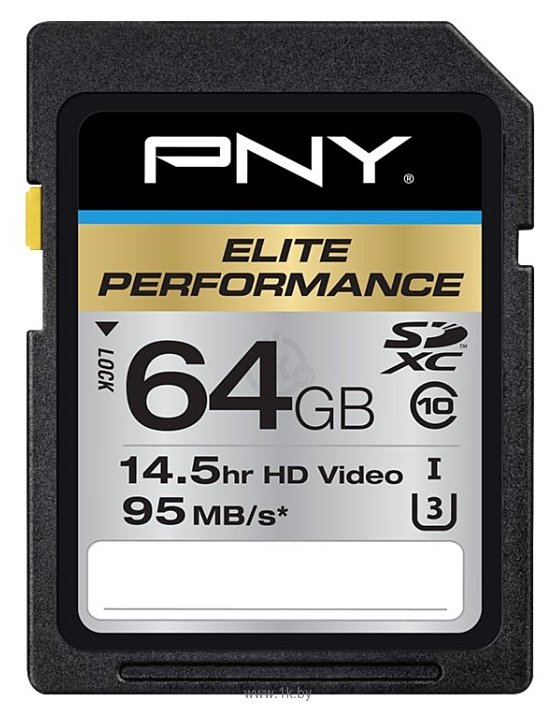 Фотографии PNY Elite Performance SDXC class 10 UHS-I U3 64GB