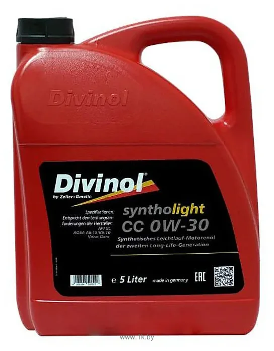 Фотографии Divinol Syntholight CC 0W-30 5л