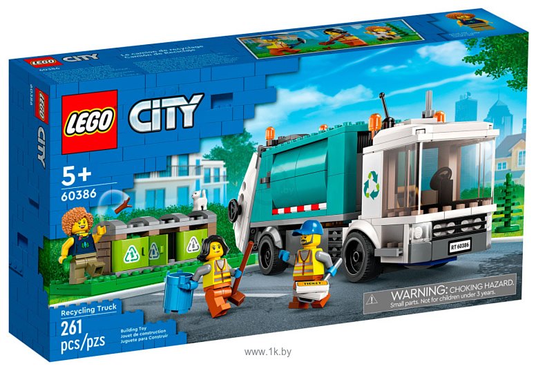 Фотографии LEGO City 60386 Грузовик для переработки отходов