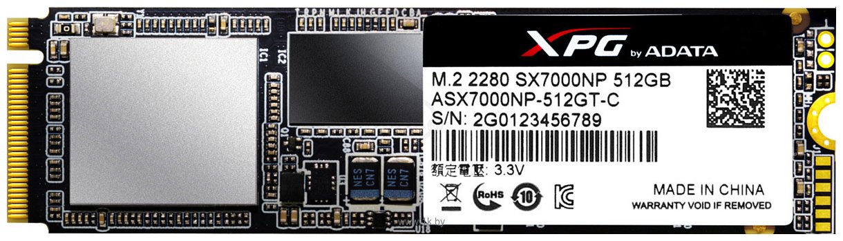 Фотографии ADATA XPG SX7000 512GB (ASX7000NP-512GT-C)