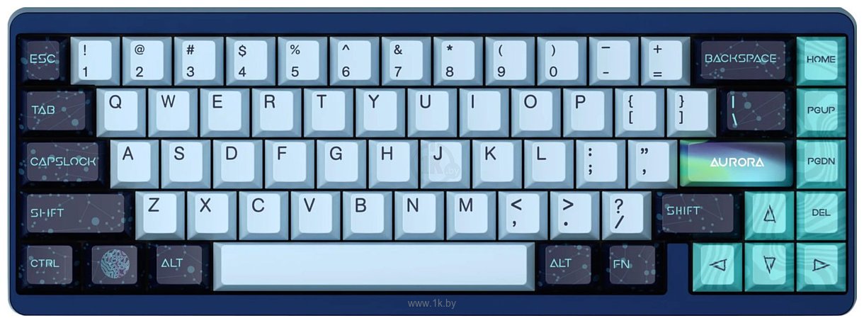 Фотографии Varmilo Muse65 Aurora Gateron KS-20 Magnetic White (без кириллицы)