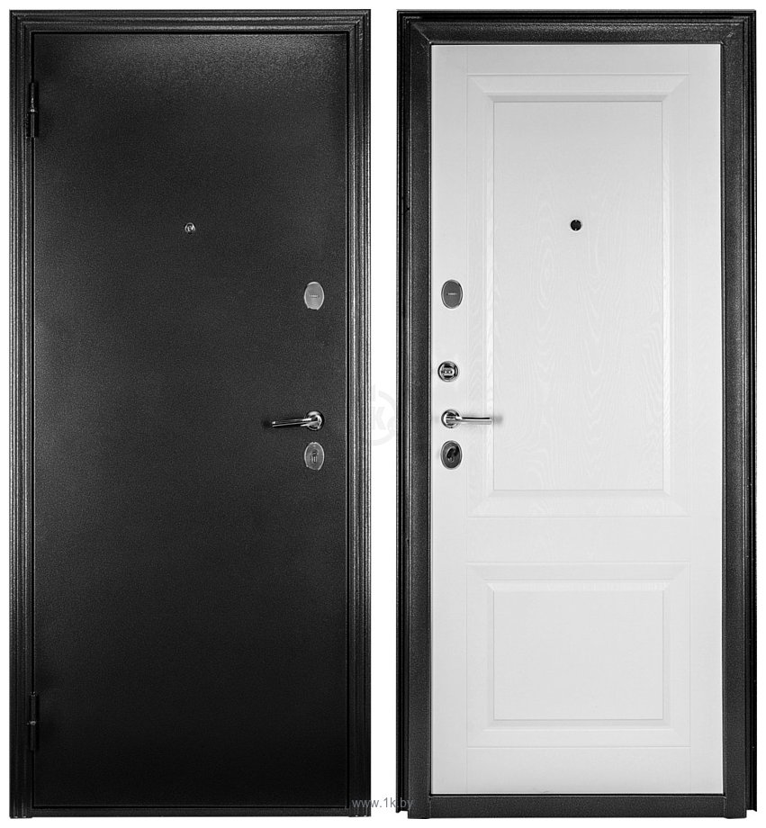 Фотографии Guard Классика MG60 97х205 левая (черное серебро/белый ясень)