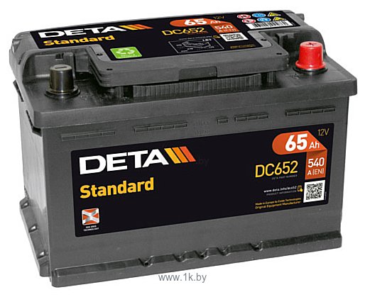 Фотографии DETA Standard DC652 (65Ah)