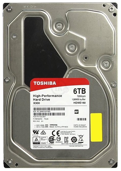 Фотографии Toshiba X300 6TB (HDWE160UZSVA)