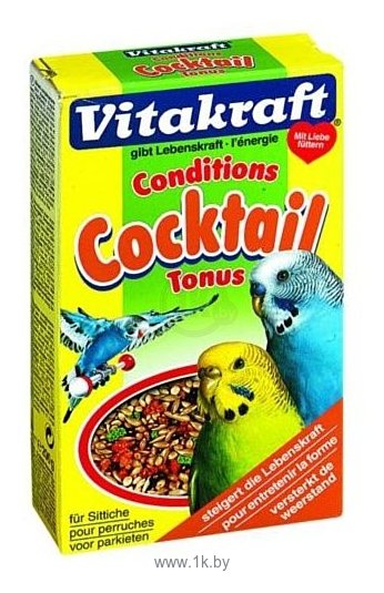 Фотографии Vitakraft коктейль зерновой Tonus для волнистых попугаев