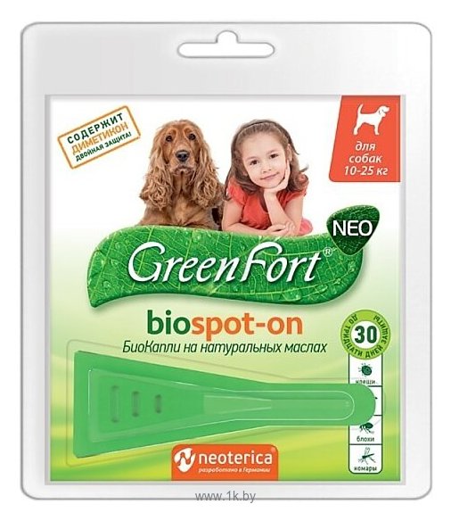 Фотографии GreenFort neo БиоКапли для собак 10–25 кг