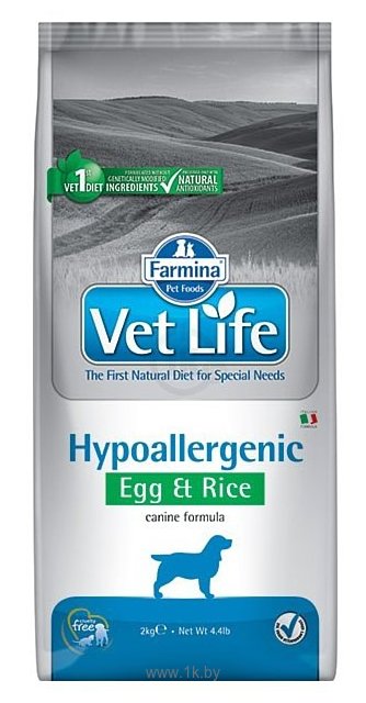 Фотографии Farmina Vet Life Canine Hypoallergenic Egg & Rice (2 кг)
