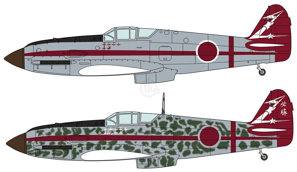 Фотографии Hasegawa Kawasaki KI61-I Fighter Hien (2 kits)