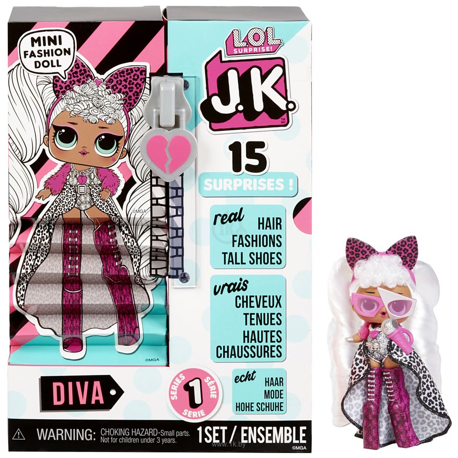 Фотографии L.O.L. Surprise! J.K. Mini Fashion Doll Diva 570752
