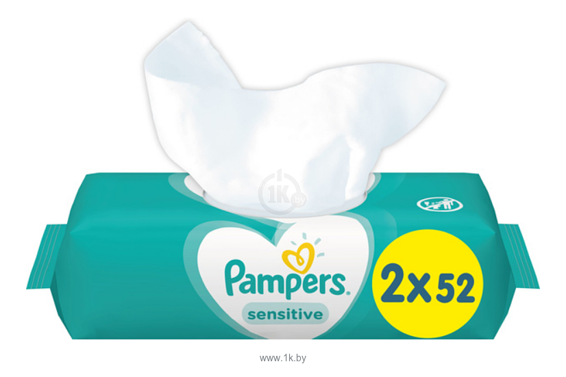 Фотографии Pampers Sensitive 104 шт