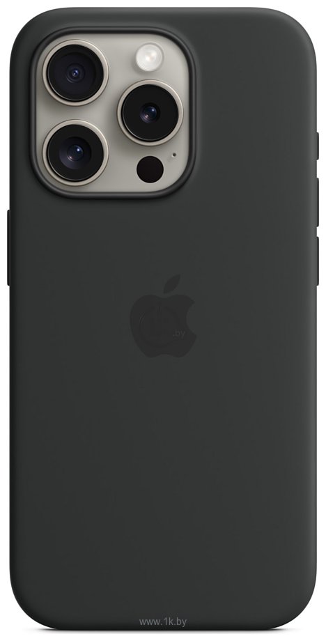 Фотографии Apple MagSafe Silicone Case для iPhone 15 Pro (черный)