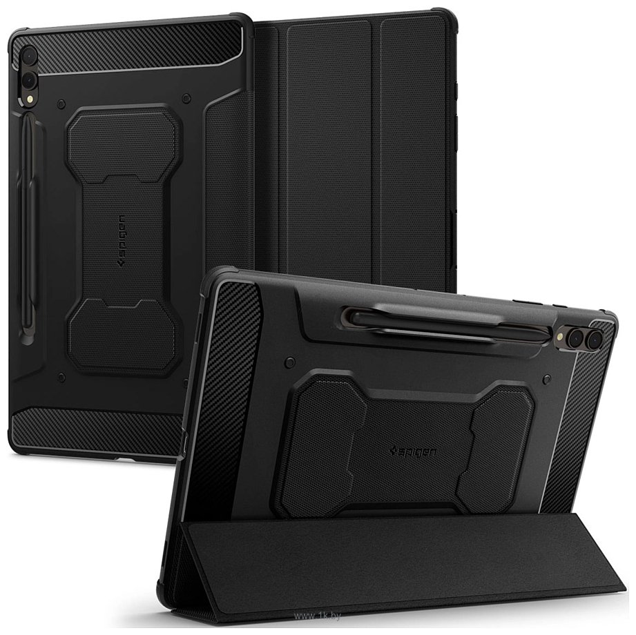 Фотографии Spigen Rugged Armor Pro для Galaxy Tab S9 Plus (черный)