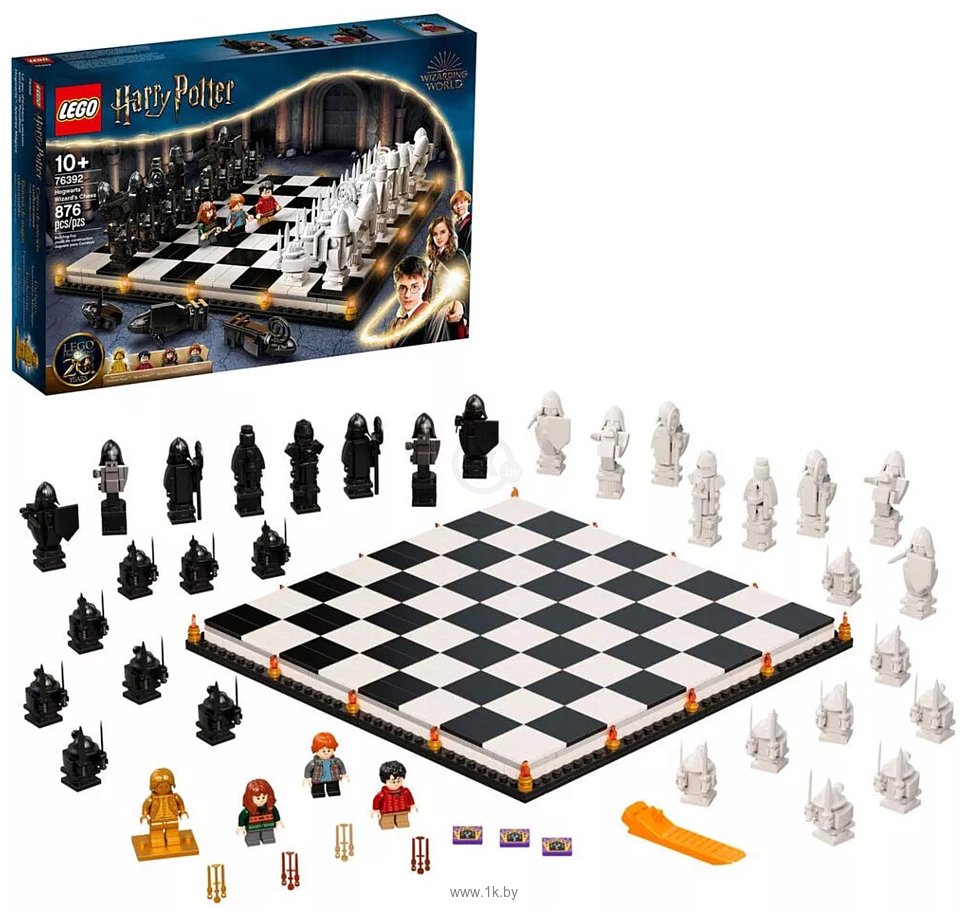 Фотографии LEGO Harry Potter Хогвартс: Волшебные шахматы 76392 Фотографии LEGO Harry Potter Хогвартс: Волшебные шахматы 76392