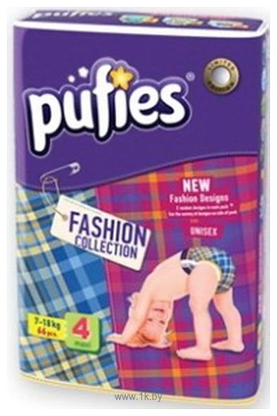 Фотографии Pufies Fashion Collection maxi 4 (7-18 кг) 66шт