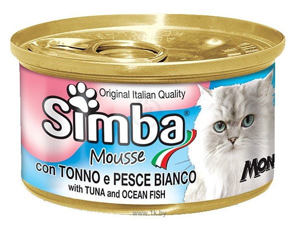 Фотографии Simba Мусс для кошек с тунцом и океанической рыбой (0.085 кг) 1 шт.