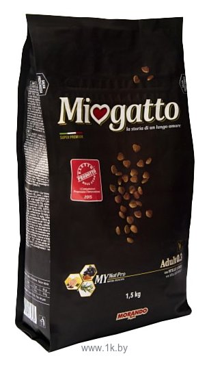 Фотографии Miogatto Adult для котов с курицей и рисом (1.5 кг)