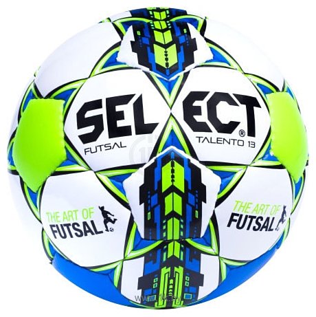 Фотографии Select Futsal Talento 13 (белый/зелёный/синий)