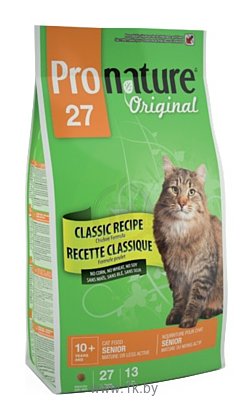Фотографии ProNature (0.35 кг) 27 Classic Recipe Chicken Formula для стареющих и малоактивных кошек