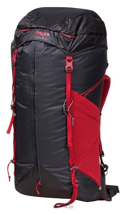 Фотографии Bergans Helium 55 black/red (solid charcoal/red)