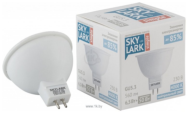 Фотографии Sky Lark Simple GU5.3 MR16 6,5W 230V 4000K