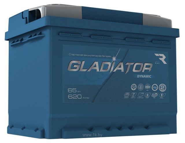 Фотографии Gladiator Dynamic 6СТ-65L(0) (65Ah)