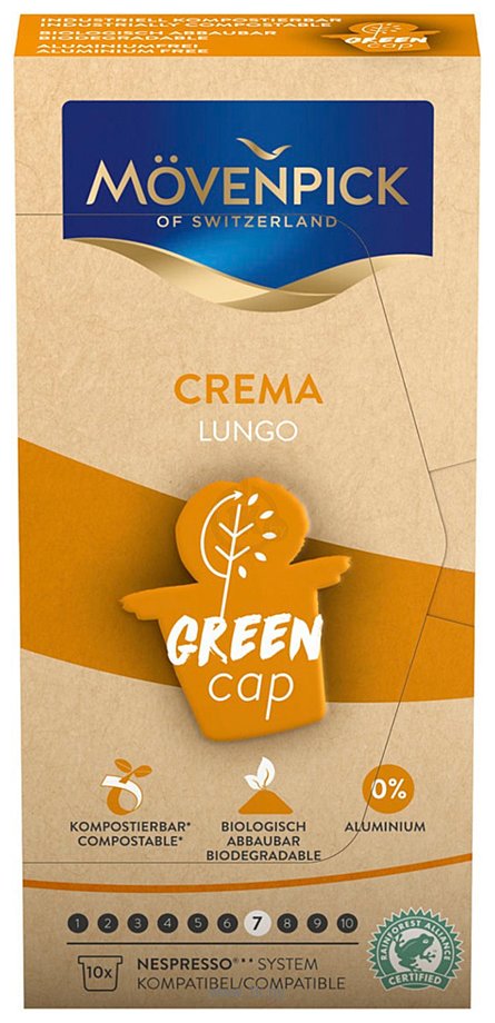 Фотографии Movenpick Crema Lungo капсулы для Nespresso 10 шт.