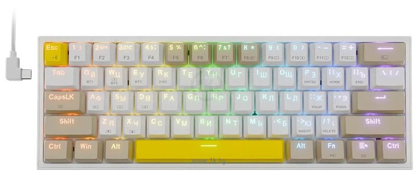 Фотографии Redragon Fizz Pro white/бежевый