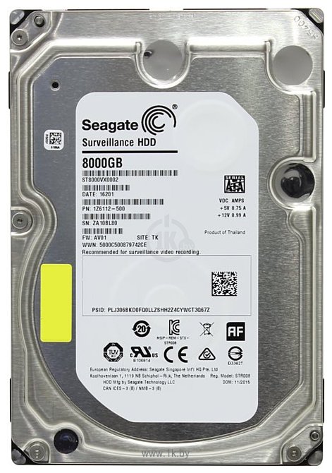 Фотографии Seagate ST8000VX0002