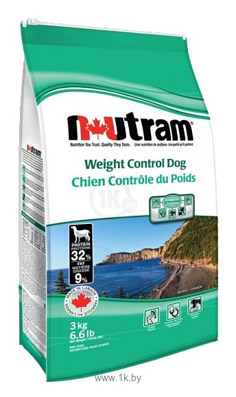 Фотографии Nutram Weight Control Dog (2.72 кг)