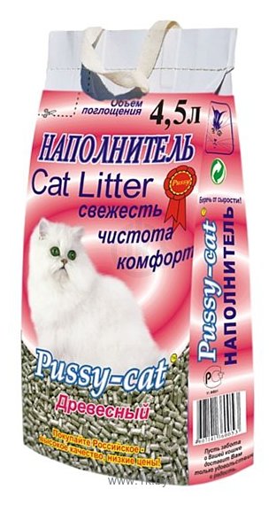 Фотографии Pussy-Cat Древесный 4.5л