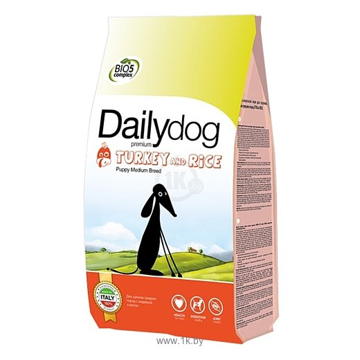 Фотографии Dailydog (3 кг) Puppy Medium Breed turkey and rice