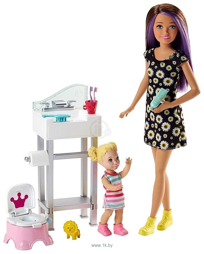 Фотографии Barbie Skipper Babysitters Inc. Doll and Playset FJB01