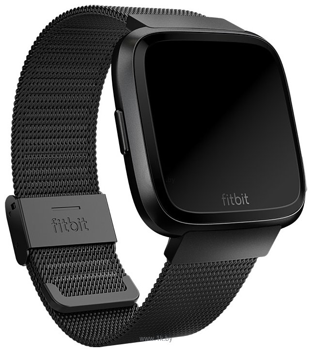 Фотографии Fitbit сетчатый для Fitbit Versa (черный)