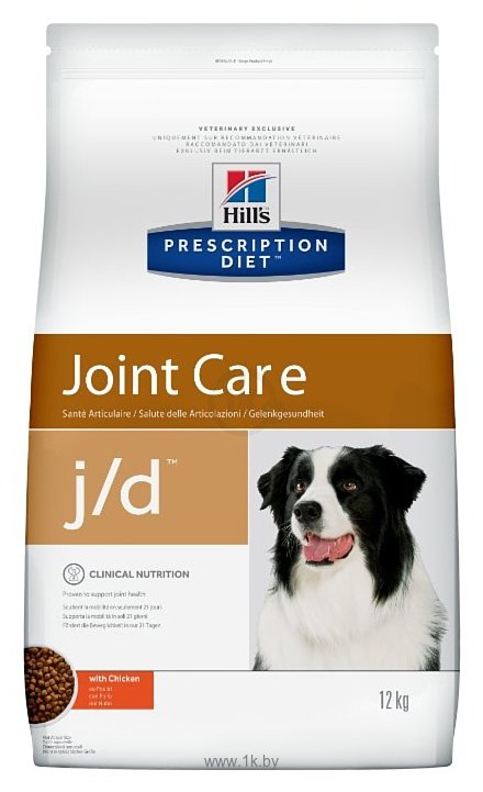 Фотографии Hill's (12 кг) Prescription Diet J/D Canine Mobility dry