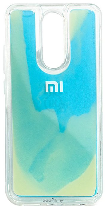 Фотографии EXPERTS Neon Sand Tpu для Xiaomi Redmi 9 с LOGO (синий)