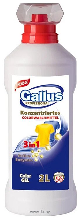 Фотографии Gallus Professional для цветных тканей 3 в 1 2 л