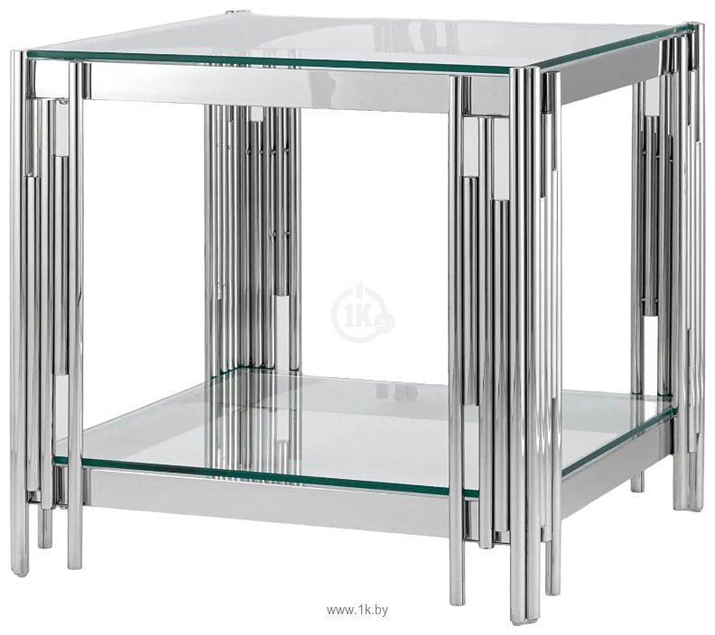 Фотографии Stool Group Гэтсби 55x55 EET-027 (прозрачное стекло/сталь серебристый)