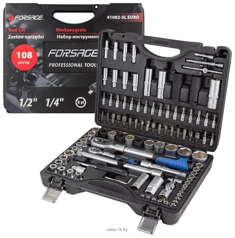 Фотографии FORSAGE F-41082-5L Euro 108 предметов