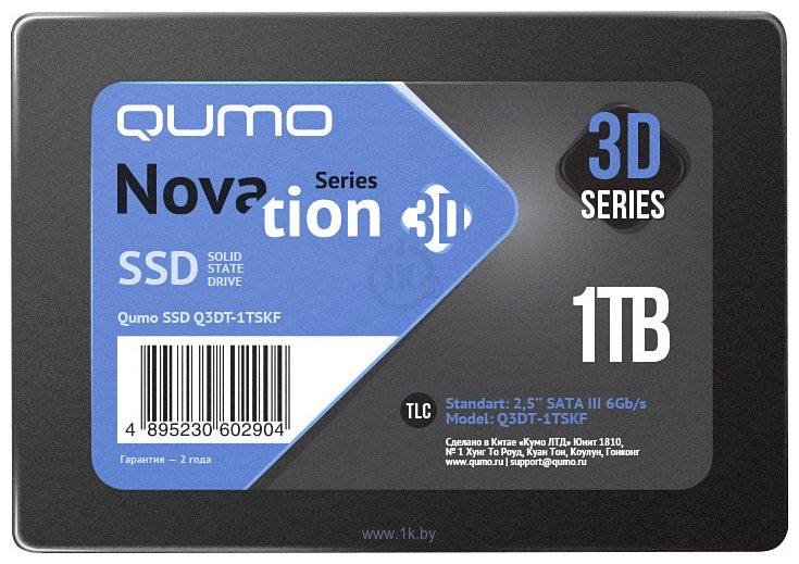Фотографии QUMO Novation 3D TLC 1TB Q3DT-1TSCY
