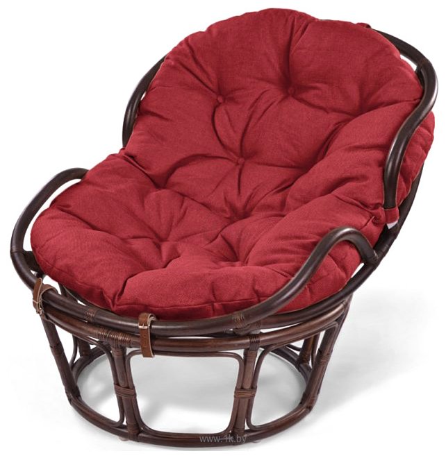 Фотографии Мир Ротанга Papasan mini 23/03 (шоколад/красный)