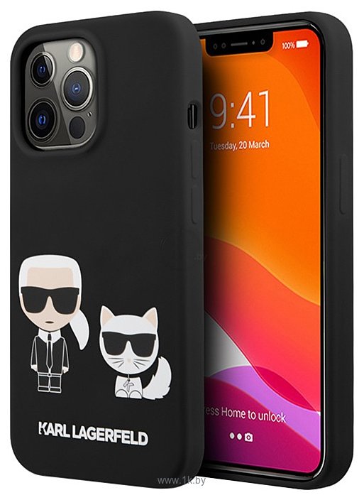 Фотографии CG Mobile Karl Lagerfeld для iPhone 13 Pro KLHCP13LSSKCK