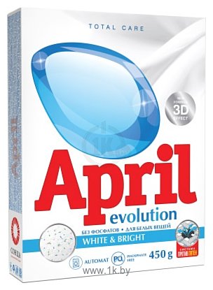 Фотографии April Evolution White & bright 450 г