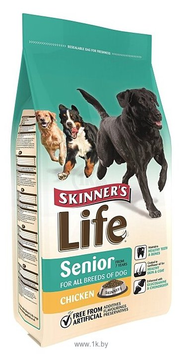 Фотографии SKINNER'S (12.5 кг) Life Senior с курицей
