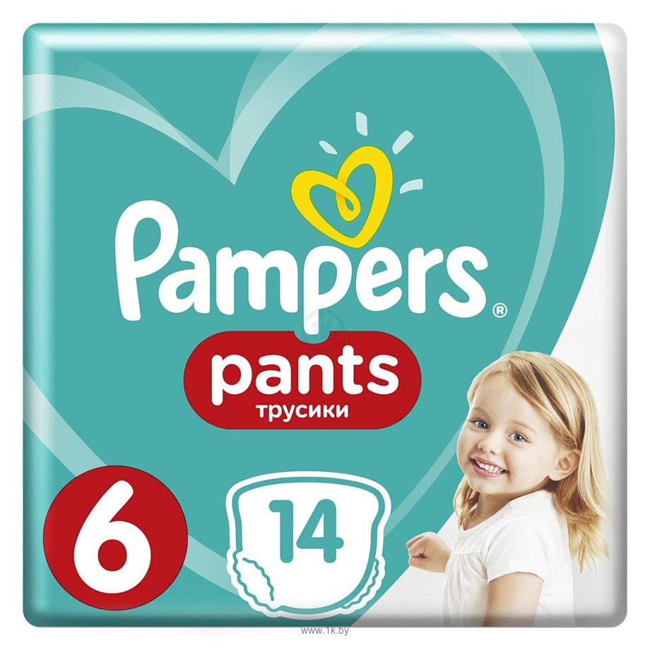 Фотографии Pampers Pants 6 (15+ кг), 14 шт