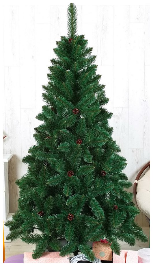 Фотографии Christmas Tree Классик Люкс с шишками 2.2 м